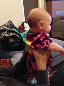 Lilah learns to balance her head.