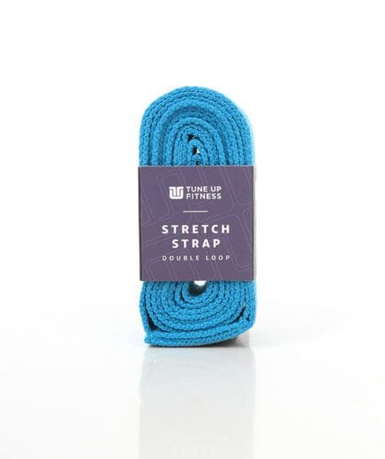 [photo] product photo close up of double loop stretch strap in Tune Up Fitness packaging